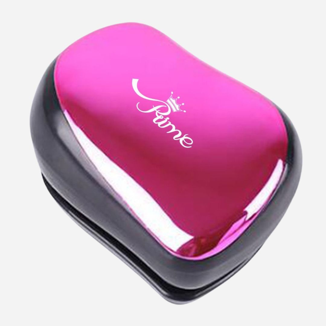 Prime Portable pocket comb Detangling Hairbrush - Pink