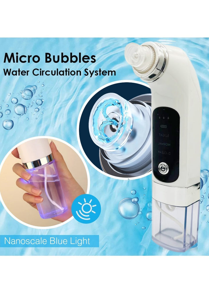 Ultrasonic Shovel Face + Black Head Remover + RF LED Therapy + Nano Facial Ionic Steamer 4 in 1 Bundle