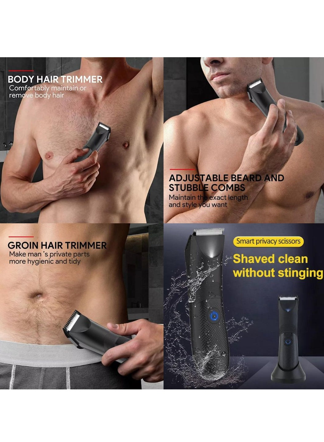 Electric Body Hair Trimmer For Men And Women