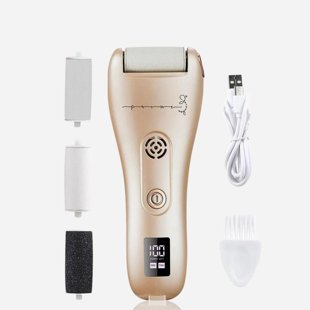 Electric Callus Remover Rechargeable with 3 Grinding Rollers