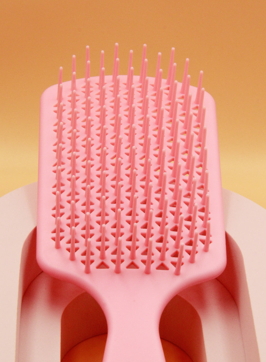 Wet Curly Detangling Hair Scalp Massage Comb- Pink