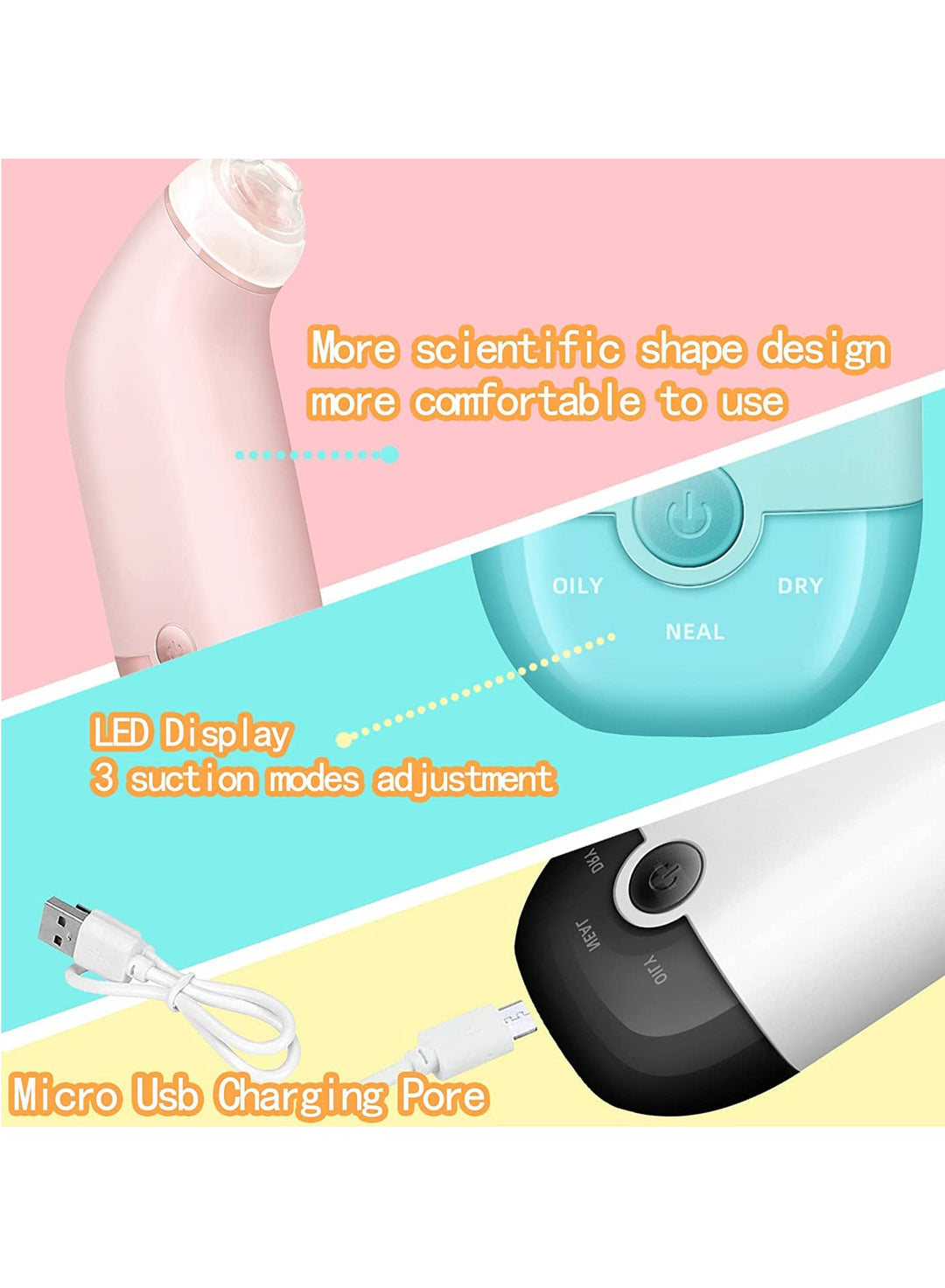 USB Rechargeable Blackhead Remover