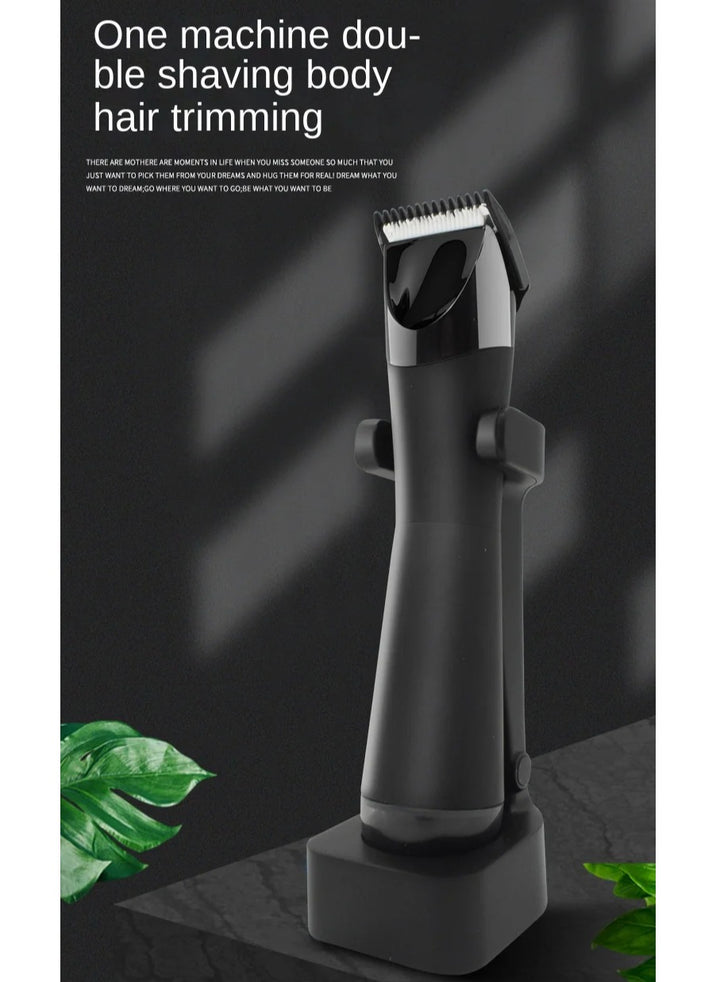 2 in 1 Beard Hair Trimmer Body Shaver Waterproof