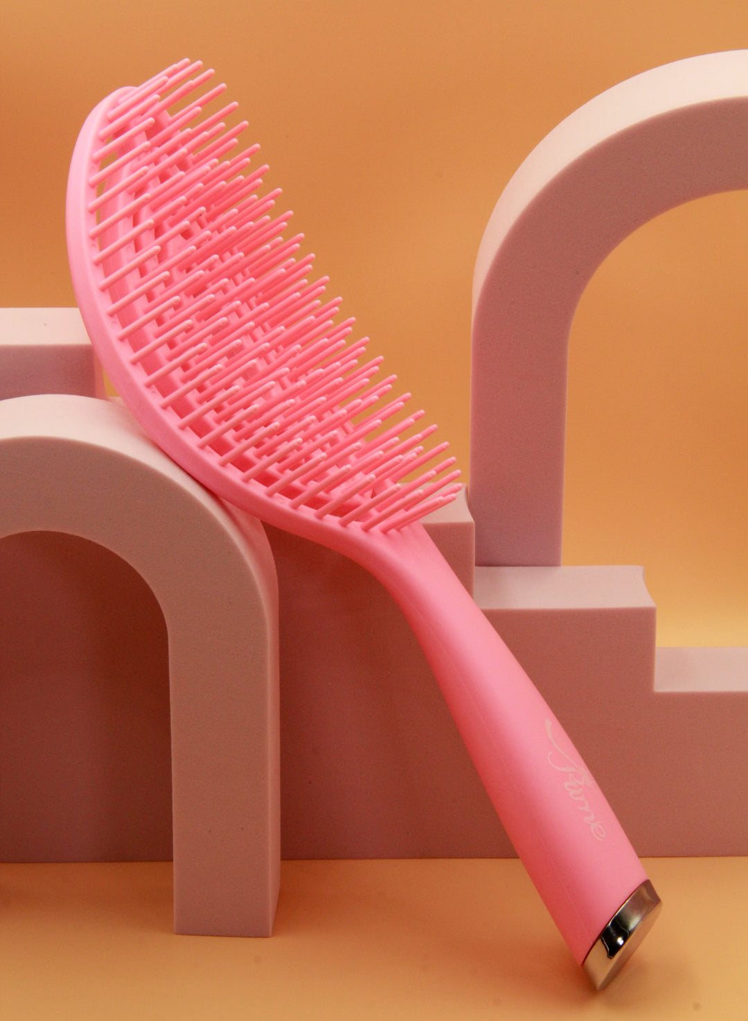 Wet Curly Detangling Hairbrush- Pink