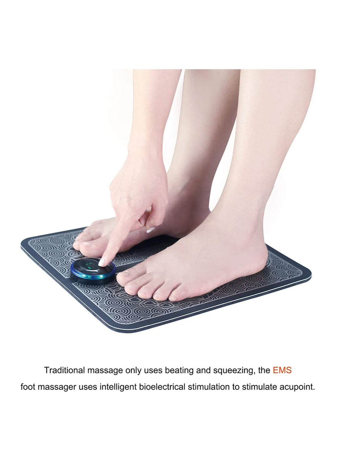 Set of EMS Foot Massager + 5 Speed Mini Portbale USB Reachrageable Massage Gun