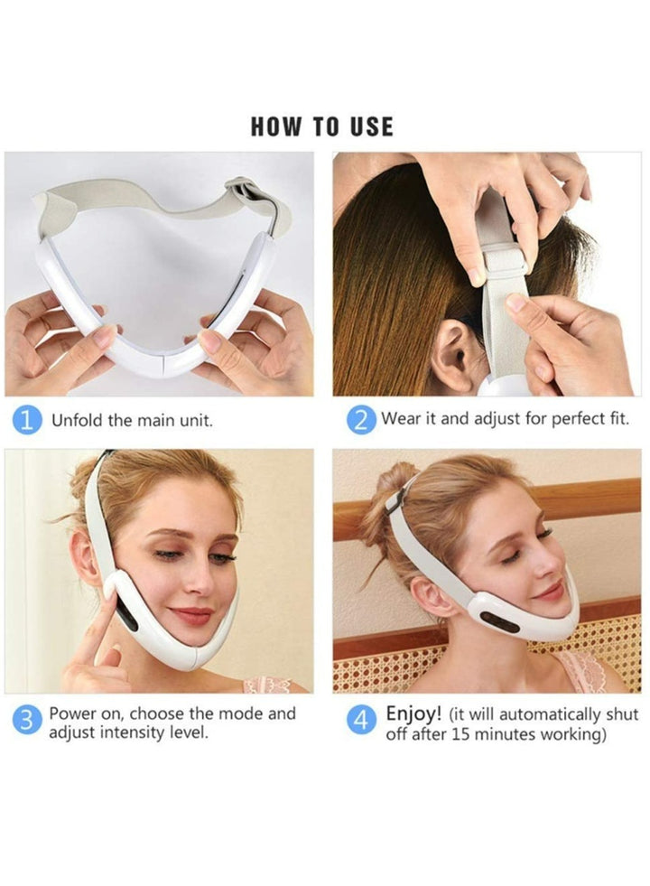 Neck Firming Massager Anti-Wrinkle Remove Machine Plus V- Face Shaping Massager