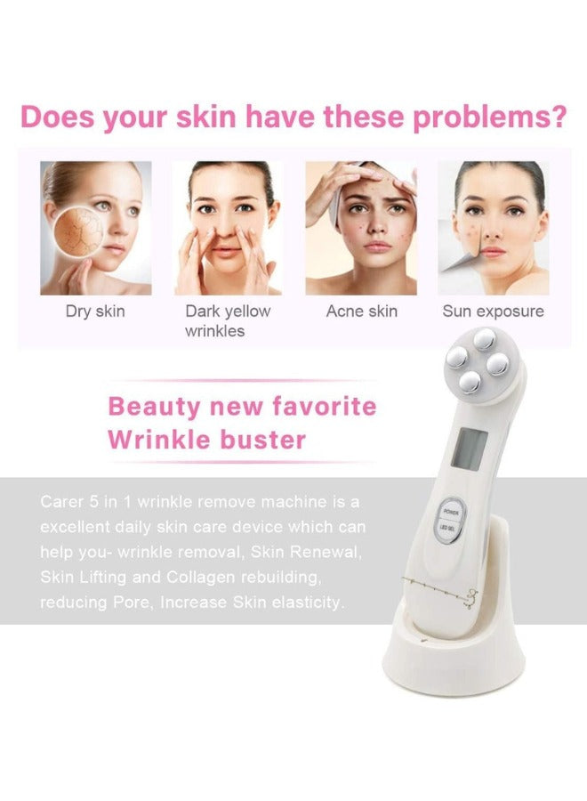 5 in 1 Face Lift Device Skin Tightening RF Machine For Wrinkle Removal