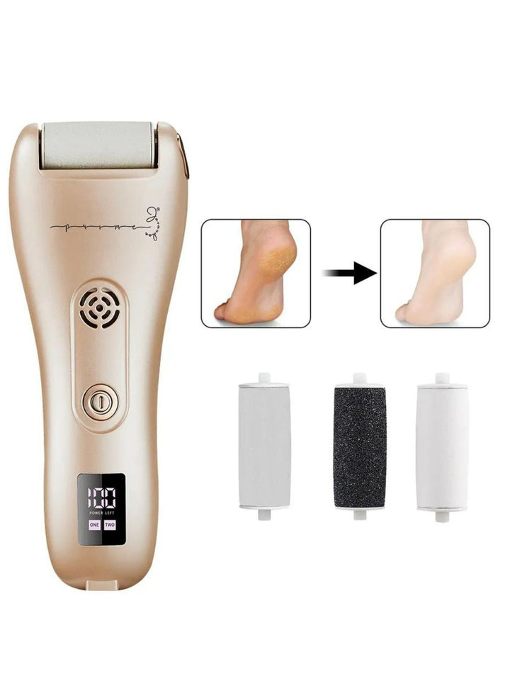 Electric Callus Remover Rechargeable with 3 Grinding Rollers